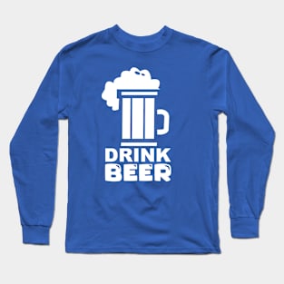 beer mug, drink beer Long Sleeve T-Shirt